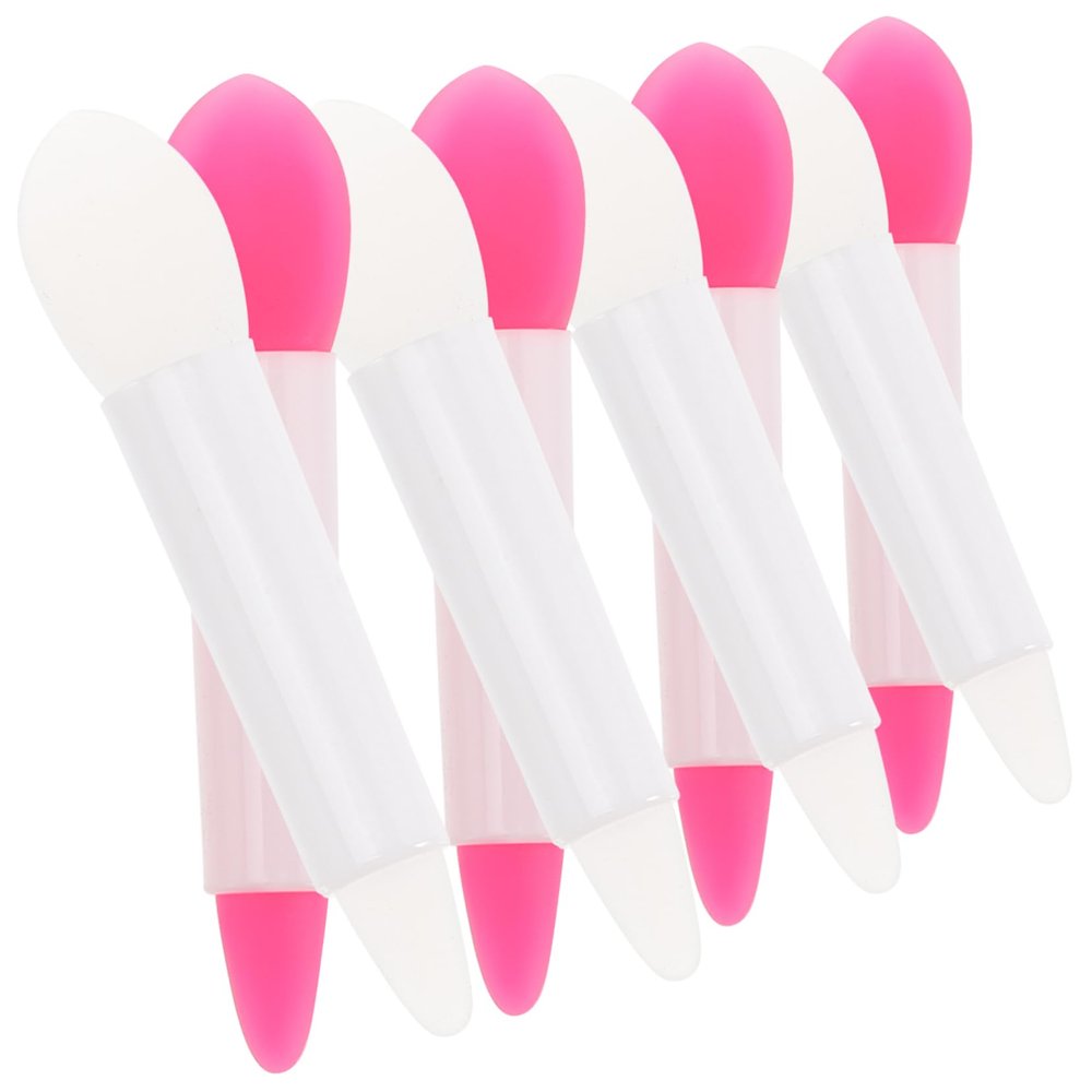 Beatifufu 16pcs Silicone Lip Brush Lip Mask Spoon Eye Shadow Eye Cream Spoon Versatile Beauty Tool for Cosmetics