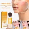 Mineral Sunscreen Setting Powder SPF 50 PA++, Mineral Brush PowderOil Control Matte Finish Loose Powder, Translucent Face Powder for All Skin, Smooth Lightweight Breathable view 2