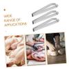 Cabilock 3pcs Stainless Steel Food Tweezers Kitchen Pliers Tip Hair for Chin Hair Aquarium Tweezers view 4
