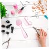 Gogogmee 1set Nail Dust Brush Cleaning Kit Includes Brushes and Random Color for Manicure and Pedicure Gentle Skin Easy to Use view 2
