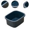 harayaa Foot Bath for Soaking Feet,Lightweight,Pedicure Foot Soak,Foot Bathtub,Foot Bucket Foot Soak Tub for Foot Soak Bath Pedicure, dark blue S view 4