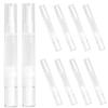 Mikinona 10pcs Empty Nail Oil Applicator Pens Brush Tip Cosmetic Containers for Travel Refillable Lip Gloss Tubes Leak Design for Makeup and Foundation Application view 1