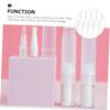 Mikinona 10pcs Empty Nail Oil Applicator Pens Brush Tip Cosmetic Containers for Travel Refillable Lip Gloss Tubes Leak Design for Makeup and Foundation Application view 3