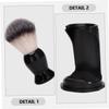 Beatifufu 1set Beard Shaving Brush with Stand Soft Bristles for Gentle Grooming Stylish Design Essential Men Shaving Accessory for Beard Maintenance view 3