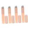 Beatifufu 4pcs Lip Brush Cover Portable Lipstick Applicator Lip Gloss Tool for Women Soft Plastic Makeup Brushes for Eye Shadow and Contouring Applications view 1