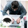 NOLITOY Synthetic Hair Wig Hairpiece Male Wig Piece Bald Replacement Hair Stylish Design view 4