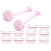 Healeved 1set Nail Dust Cleaning Brush Kit Manicure Cleaner Brushes Random Color for Nails Maintenance view 1