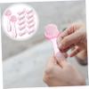Healeved 1set Nail Dust Cleaning Brush Kit Manicure Cleaner Brushes Random Color for Nails Maintenance view 3