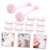 Healeved 1set Nail Dust Cleaning Brush Kit Manicure Cleaner Brushes Random Color for Nails Maintenance view 4