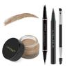 Eyebrow Pencil Makeup Kit, with Waterproof 2-IN-1 Microblading Eyebrow Pen, Eyebrow Pomade, Eyeliner and Dual-ended Eyebrow Brush, Brow Pencil Kit for Natural Eyebrows - Taupe view 1