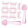 minkissy 1set Nail Cleaning Brush Kit for Manicure Pedicure Includes Brushes for Nail Dust Removal and Scrubbing Easy to Use view 1