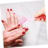 minkissy 1set Nail Cleaning Brush Kit for Manicure Pedicure Includes Brushes for Nail Dust Removal and Scrubbing Easy to Use view 2