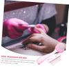 minkissy 1set Nail Cleaning Brush Kit for Manicure Pedicure Includes Brushes for Nail Dust Removal and Scrubbing Easy to Use view 4
