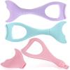 Mikinona 3pcs Mermaid Silicone Mascara Guard Applicator Eyelash Comb Tool for Precise Eye Makeup Includes Purple Pink Green Beginners and Professionals view 1