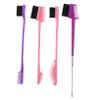 LALADEFIEE 4pcs Eyebrow Eyelash Brushes Lash Comb Makeup Grooming Tool Dual Heads for Women Girls Random Color view 1