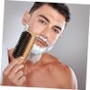 Beatifufu Beard Shaving Brush Men's Grooming Kit Beard Brush Hair Efficient Beard Grooming Tool Beard Grooming Brush view 3
