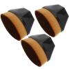 3pcs Makeup Liquid Brushes - Flat Blush Cosmetic Brushes for Makeup Application (Black) view 1