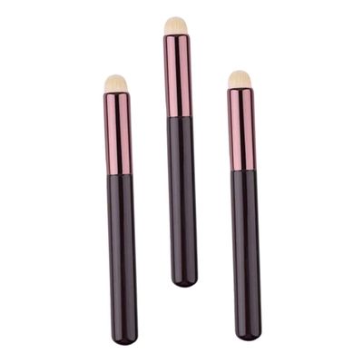 LALADEFIEE 3pcs Lip Smudge Brush Professional Makeup Blending Tool for Lip Balm and Concealer Long Brush for Beginners and for Home Use and Cosmetic Stores