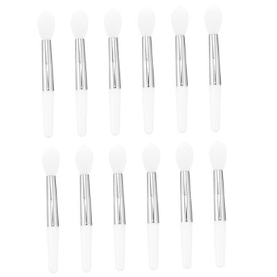 Gogogmee 12pcs Lip Makeup Brushes Set Silicone Lip Brush Applicator Makeup Tool Set