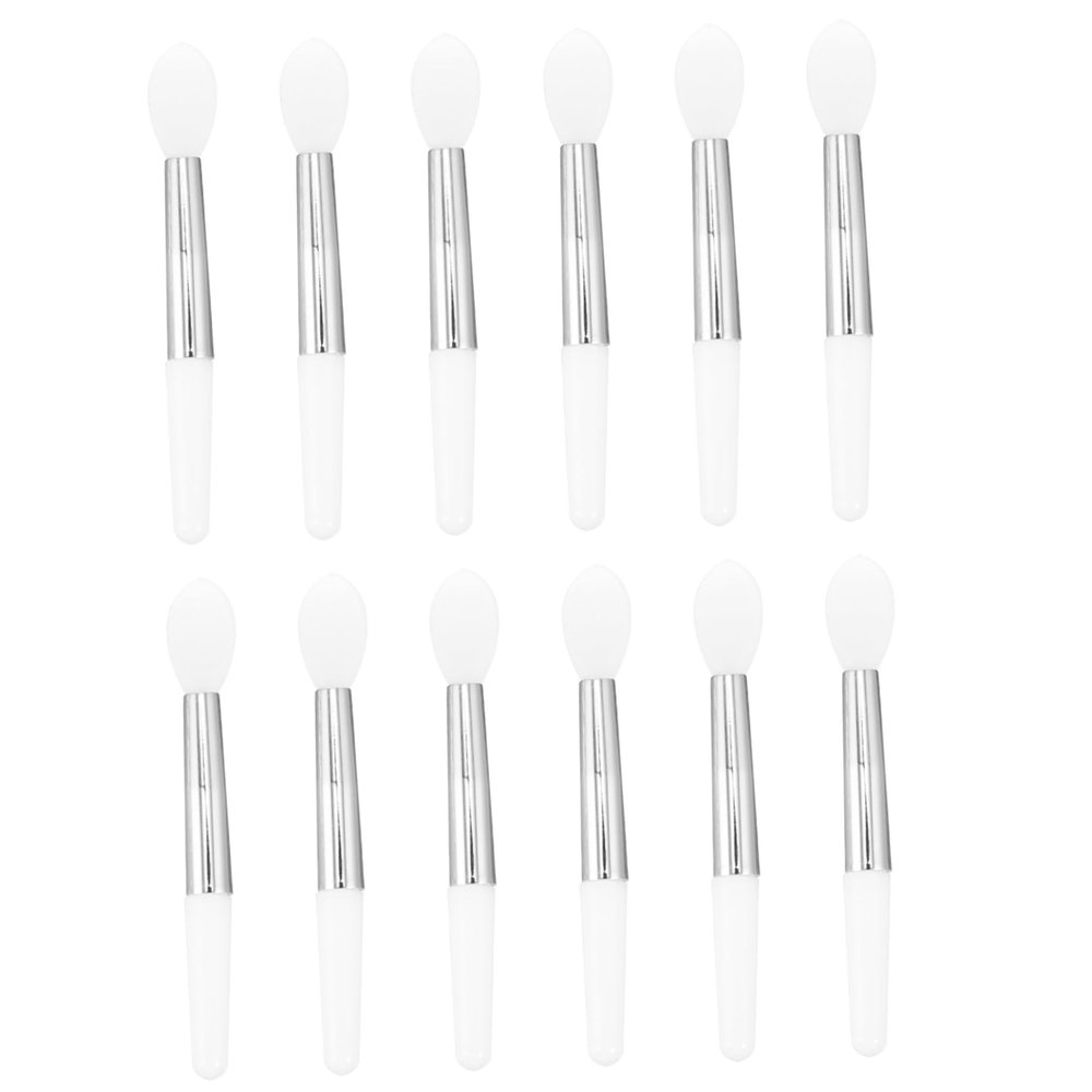 Gogogmee 12pcs Lip Makeup Brushes Set Silicone Lip Brush Applicator Makeup Tool Set