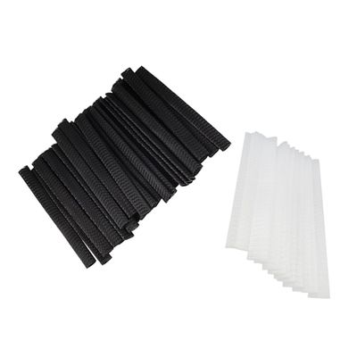 Gogogmee 100pcs Makeup Brush Protective Mesh Covers Expandable Pe Bristle Sleeves for Travel Keeps Brushes Clean Safe