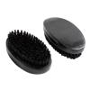 Nawwgy Men Beard Brush Oval Handle for Facial Hair Boar Bristle Mustache Brush Stylish Grooming Brush for Facial Hair Curved Beard Brush Men's Beard Brush view 2