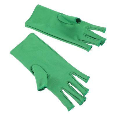 Beatifufu 1pair -uv Fingerless Gloves for Manicure Lightweight Spandex Uv for Nail Treatments Comfortable Design for Gel Nails and Skin Safety