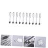 FOMIYES 10pcs Transparent Makeup Spatula for Face Cream Eye Cream Cosmetic Applicators for Mixing and Sampling Beauty Products view 3