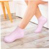NOLITOY 2pairs XL Silicone Moisturizing Socks for Foot Care Reusable Gel Spa Foot Liners Non-Slip Grip for Softening Dry Cracked Heels and Lotion Treatment view 4