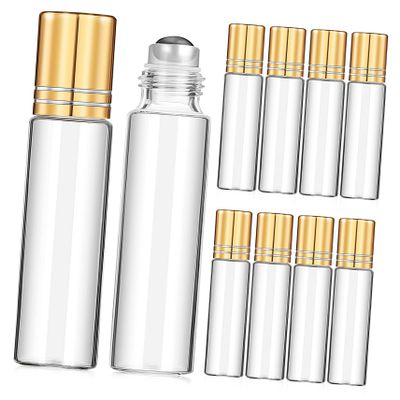 Gogogmee 15pcs Refillable Roller Bottles for Essential Oils and Perfumes Leak-resistant Design with Roller Ball for Convenient Aromatherapy Use Capacity Each