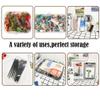 3 Pack of Zippered Transparent Cases: Versatile Waterproof Storage for Snacks, clear hard shell zipper case,toy storage bagszipper bags for organizingreusable storage bags (3PCS-M) view 3
