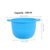 BIUDECO 300ml Silicone Face Mask Mixing Bowl Wax Pot Liner for Hair Wax Warmer Soft Comfortable for Skin Waxing Supplies view 2