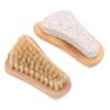 Didiseaon 2pcs Pumice Stone Foot Scrubber Wooden Handle Dead Skin and Callus Remover Ergonomic Design for Wet and Treatment for Care view 1