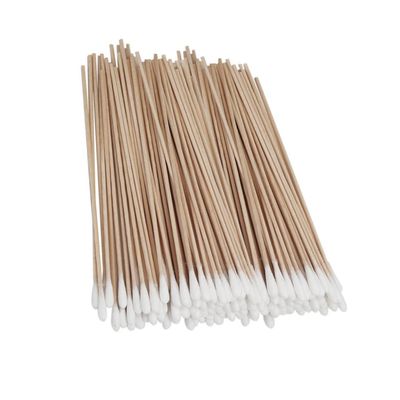 HONMEET 15cm Long Cotton Swab Stick Large Cotton Swabs Wooden Handle 500pcs Boxed for Home and Store