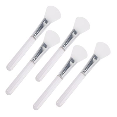 WOONEKY 5pcs Face Mask Brush for Women Silicone Facial Mud Applicator Easy to Clean Beauty Tool