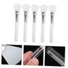 WOONEKY 5pcs Face Mask Brush for Women Silicone Facial Mud Applicator Easy to Clean Beauty Tool view 4