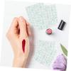 Beatifufu 100pcs Cosmetic Accessories Makeup Hand Liquid Foundation Pallet Nail Tray Easy to Use Random Style view 3