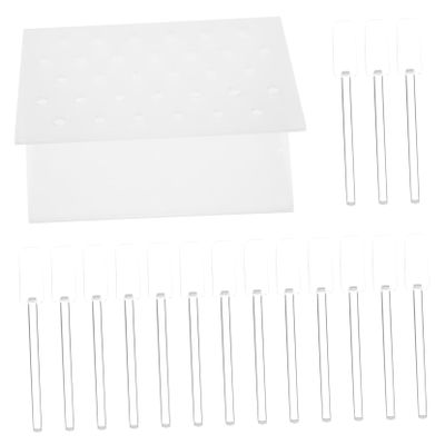HONMEET 32-Slot Nail Tip Display Rack Manicure Storage Holder Stand for Nail Art Tabletop Holder for Professionals and DIY Enthusiasts for Salons and Home Use