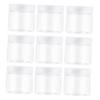 Beatifufu 12pcs Clear Empty Plastic Storage Jars with Lid for Crafts Beauty and Organizing Non-leaking Round Containers for Candy Spices and More view 1