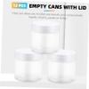 Beatifufu 12pcs Clear Empty Plastic Storage Jars with Lid for Crafts Beauty and Organizing Non-leaking Round Containers for Candy Spices and More view 4