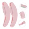 WOONEKY Stainless Steel Eyebrow and Lash Brush Set 2pcs Professional Makeup Tools Girl Eyebrow Lash Combs Eyelash Separating Combs view 4