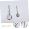 Gogogmee 2pcs Metal Skincare Spatulas for Precise Application of Eye Creams Face Masks Mini Beauty Scoop Tool for Mixing Sampling Compact Lightweight Design for Travel view 3