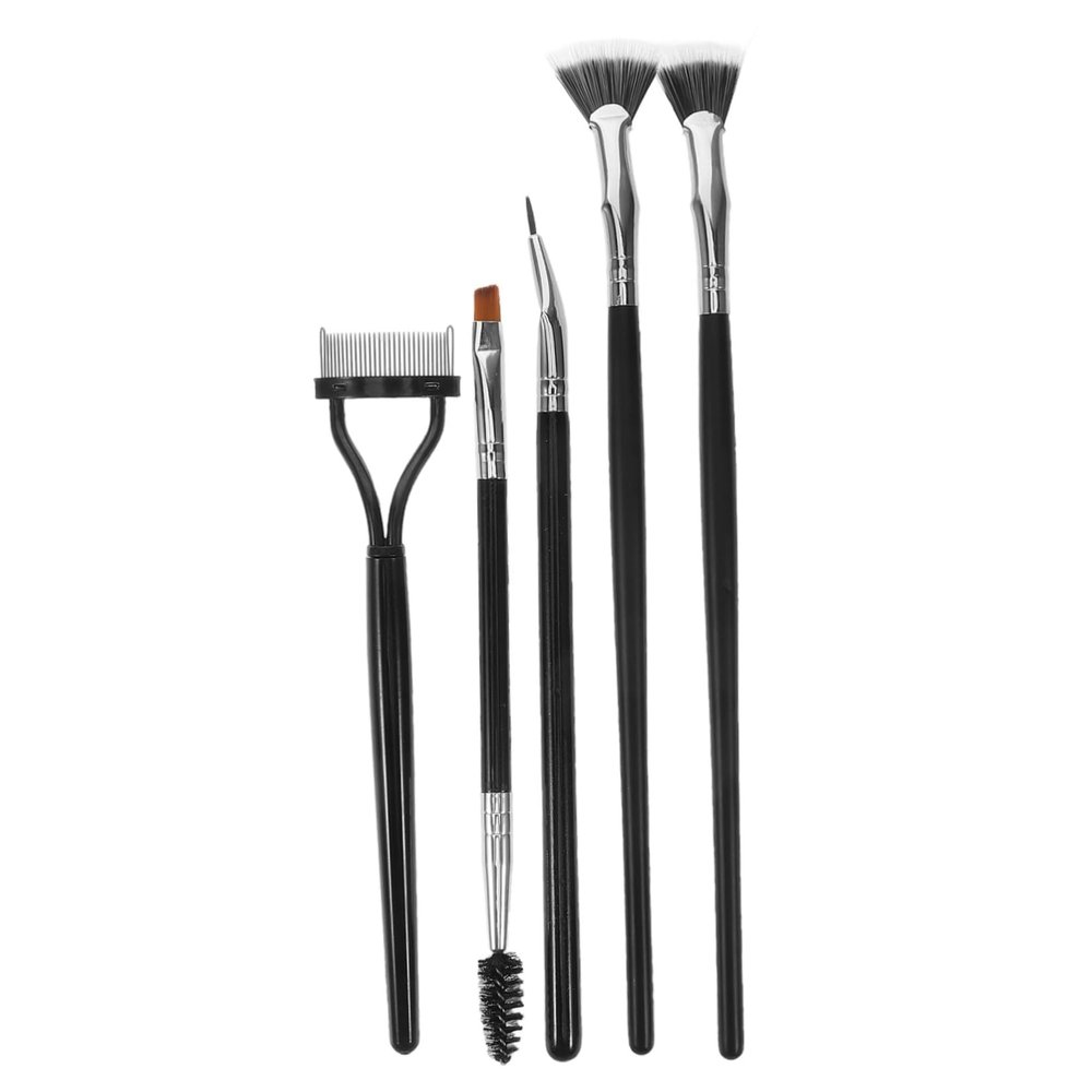 HONMEET 5pcs Eyelash Brush Separator Mascara Fan Tool Lash for Makeup Eyelash Extension
