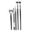 HONMEET 5pcs Eyelash Brush Separator Mascara Fan Tool Lash for Makeup Eyelash Extension view 1