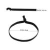 FOMIYES 100pcs Elastic Hair Scrunchies Hair Bands No Damage Ponytail Holders Ties Non-pull Ties for Women Men view 2
