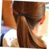 FOMIYES 100pcs Elastic Hair Scrunchies Hair Bands No Damage Ponytail Holders Ties Non-pull Ties for Women Men view 4