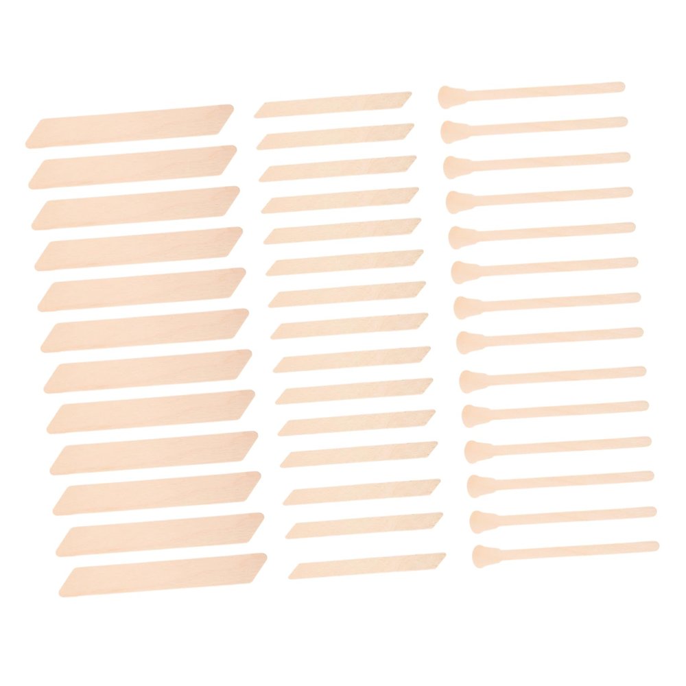 FOYTOKI 150pcs Female Body Hair Wax Rods Wax Applicators Face Hair Removal Sticks Waxing Kit