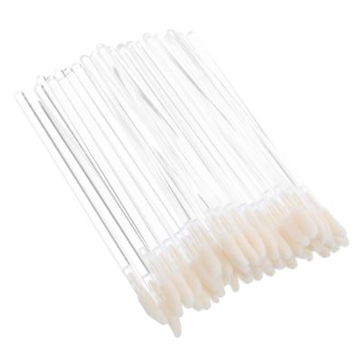 MERRYHAPY 100pcs Professional Makeup Kit Retractable Lip Brush Crystal Lip Gloss Wands