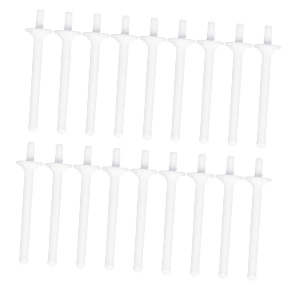 HONMEET 60pcs Disposable Nose Hair Wax Applicators Eco-friendly Plastic Wax Sticks for Safe Nostril Cleaning and Hair Removal for Men and Women