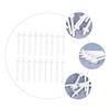 HONMEET 60pcs Disposable Nose Hair Wax Applicators Eco-friendly Plastic Wax Sticks for Safe Nostril Cleaning and Hair Removal for Men and Women view 2